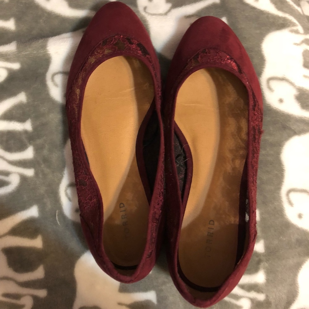 Cute torrid flats! Perfect for Valentine’s Day!